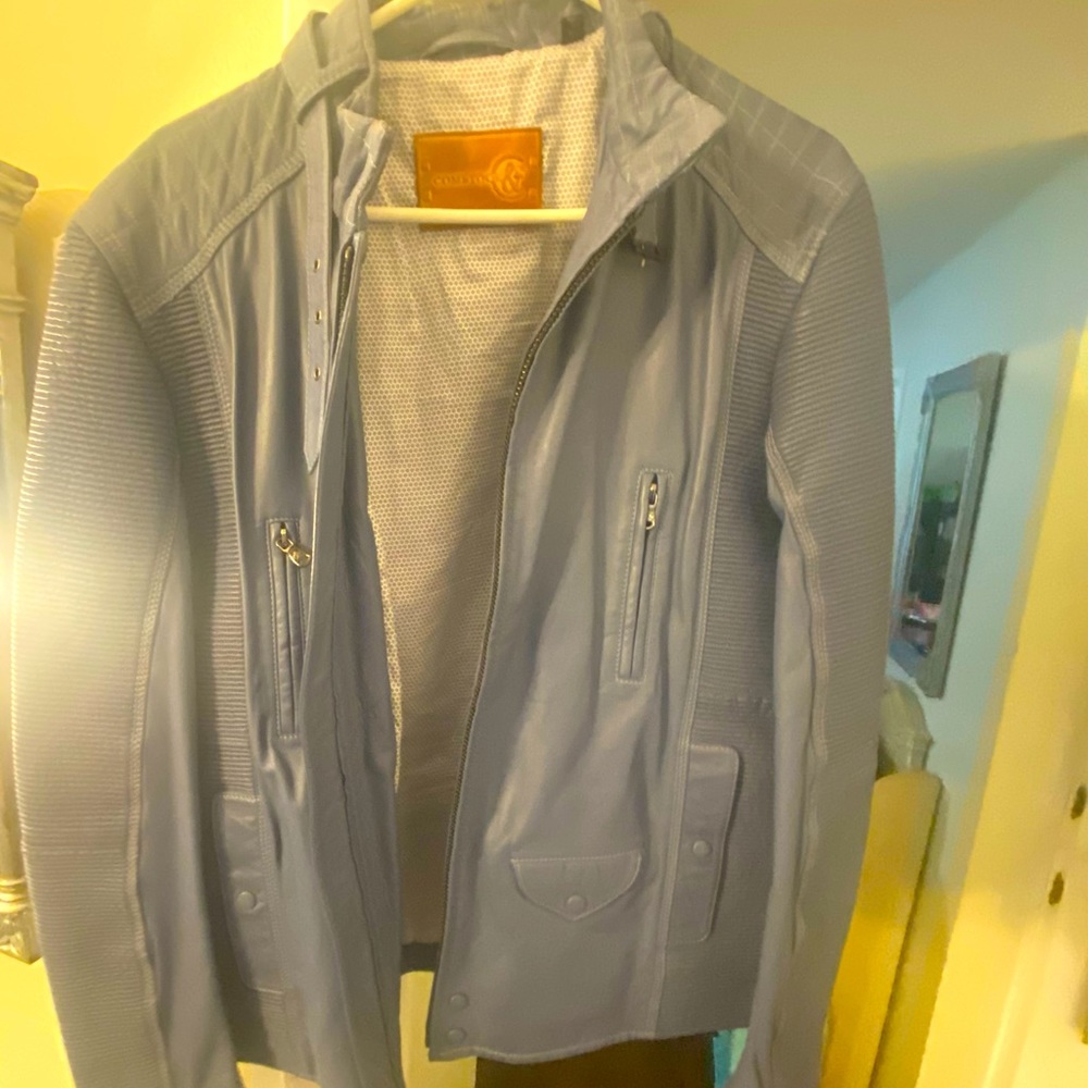 Comstock and company leather jacket